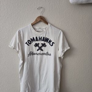 Abercrombie & Fitch Cream Muscle Tee